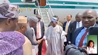 President Tinubu arrives Ondo State to condole late Governor Akeredolu’s family & Baba Fasoranti