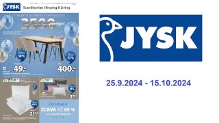 JYSK leták (SK) - 25.9.2024 - 15.10.2024