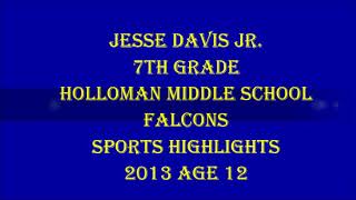 Jesse Davis Jr 7th Grade FBall Highlights