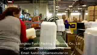 PS Foam food container forming cutting and stacking machine with Robot Hands 兼容格式 MP4 320x240