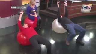 Cameraman Fitness Ball FAIL News Blooper