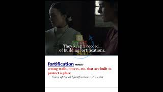 Fortification -  Meaning, Pronunciation, Usage | Learn English with TV Shows