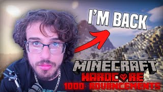 🔴 Minecraft Hardcore but with 1,000+ NEW ADVANCEMENTS! (S1 E19) Returning in 1.20!