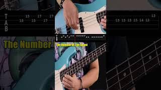 Iron Maiden - The Number Of The Beast riff 4 #shorts