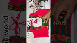 Kathapder patchwork blouse design cutting and stitching #Shorts #shorts #shortsviral #shortsvideo