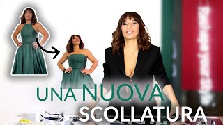 UNA NUOVA SCOLLATURA (all'abito Elegante)