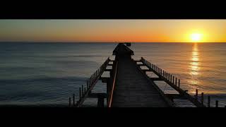 Hartlepool Steedley Pier - Awesome Sunrise Drone Footage.