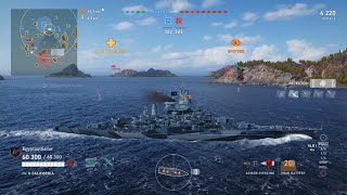 World of Warships Legends California efficient Kraken No #76