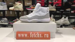 JORDAN 11 RETRO WHITE METALLIC SILVER - AR0715-100