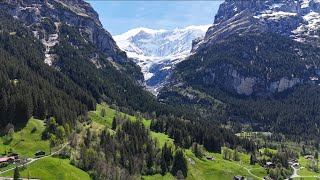 Breathtaking Drone Footage Over Grindelwald, Switzerland | 4K Aerial Views