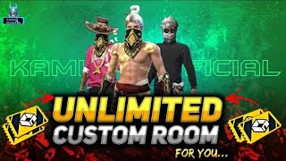 🔴FREE FIRE LIVE ⚡UNLIMITED CUSTOM ROOM | FF LIVE TEAM