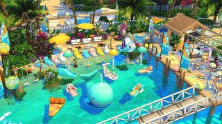 SULANI SPLASH PARK 🐳 Family Beach || The Sims 4: Stop Motion (No CC)