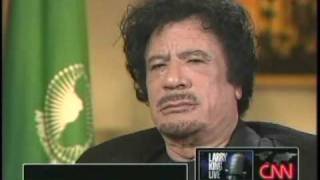 Moammar Gadhafi on Larry King 9/28/09 4 of 5