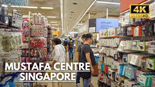 What's Inside the Iconic Mustafa Center?~ Singapore Walking Tours [4K]