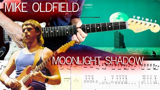 Mike Oldfield - Moonlight shadow  (Guitar Lesson With TAB & Score)🎸