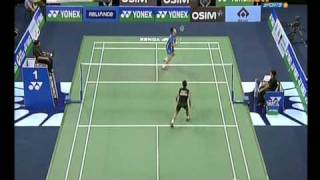 Badminton Yonex Sunrise India Open 2011 MS QF Sung Hwan Park [KOR] vs [INA] Taufik Hidayat 03