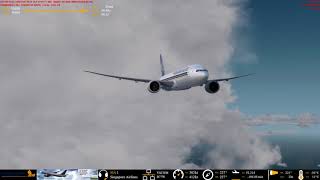 [P3D] PMDG 777-300ER SIA1 VHHH to WSSS on VATSIM! 16OCT2017 (Landing)