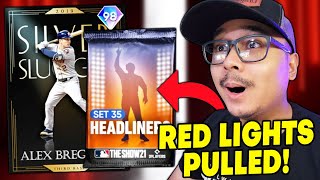 98 OVERALL RED LIGHTS DIAMOND PULL! While trying to pull 98 ALEX BREGMAN! MLB The Show 21