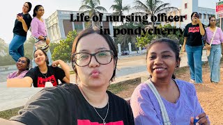 LIFE OF NURSING OFFICER IN PONDYCHERRY |A DAY OUT IN PONDYCHERRY |#youtubevideo #youtubeshorts