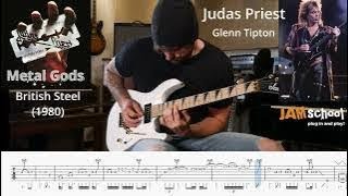 Judas Priest Metal Gods Guitar Solo with TAB