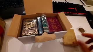 Unboxing Tale of the Tempest playing cards