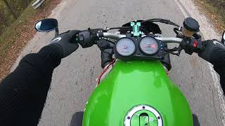 Going out for a  ride with my naked  KAWASAKI ZX9R Streetfighter