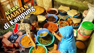 Acara Memasak Hajatan Nikahan di Kampung