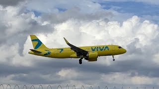 VIVA - Airbus A320neo landing in Miami