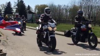 Triumph sraz - 5.Ride on the hill 2016