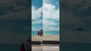 Air France 🇫🇷 landing over Maho Beach