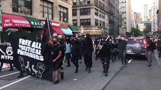 #BLM/Antifa terrorists march thru NYC’s streets with “Death to America” banner while chanting