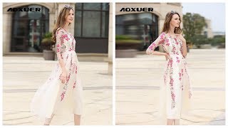 Легкое летнее платье с AliExpress