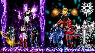 [KOF Mugen] Iori-Leona Team VS. Goenitz-Orochi Team