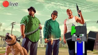 🔴Live main gta san Andreas btw pertamakali main ini game 😺