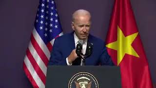 President Biden Admits He’s ‘Just Following Orders’ From His Staffers During Presser In Vietnam