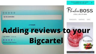 ADDING LIVE REVIEWS TO YOUR BIGCARTEL |FOR FREE|FLAWLESSBOSSCOLLECTION