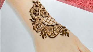 latest Back hand simple design  #simplemehndi #mehandi #easymehndi #easymehndidesign