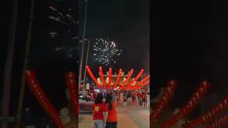 Chinese new year in Penang Malaysia - fireworks #travel #penang #malaysia #cny2024