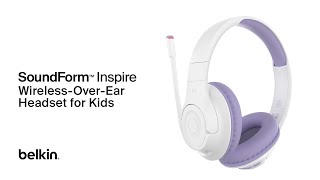 Belkin SoundForm Inspire Wireless Over-Ear Headset for Kids