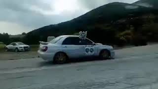 Kastania hill climb 2016 Subaru Impreza WRX Prodrive  safety car