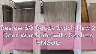 Review SG Ready Stock New 2 Door Wardrobe with Shelves KM8008H