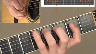 A7 Arpeggio G shape Guitar Exercise - Step 3