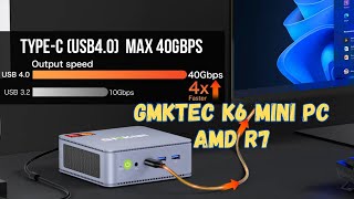 GMKtec K6 Mini PC AMD R7 | GMKtec K6 Mini PC with the AMD Ryzen 7