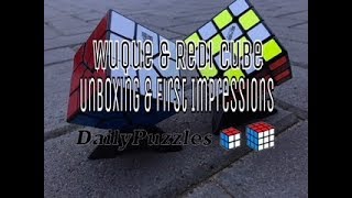 MoYu Redi Cube & QiYi WuQue 4x4 Unboxing + First Impressions | Daily Puzzles