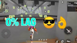 0% Lag 😎👌 | Free fire