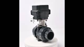 2 way 1.25" inch 110V 220V PVC Motorized Ball Valve