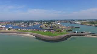 Netherlands Oosterschelde From A Drone