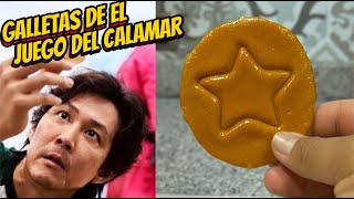 Como Hacer Las Galletas De EL JUEGO DEL CALAMAR Solo Se Necesitan Dos Ingredientes