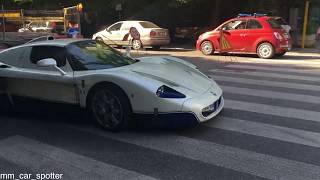 Rare Maserati Mc12 Loud Start Up & Walkaround in Rome