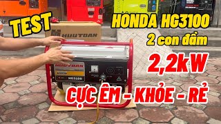 Máy Phát Điện Honda HG3100 Nổ Cực Êm, Hàng Mới Nhất 2023 | Test Tải Gửi Khách